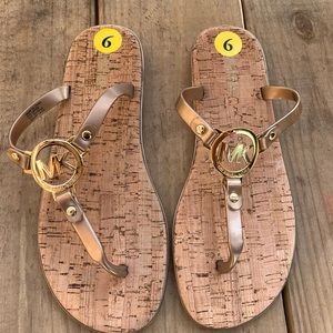 NWOT Michael Kors MK Charm Jelly Sandals